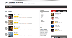 Desktop Screenshot of lovehacker.com